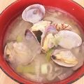 クックL4WN60☆'s cooksnap of when they made ♡あさりのお味噌汁♡.