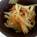 yunatan1211's cooksnap of when they made 大根の皮とベーコンのきんぴら.