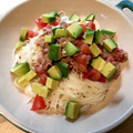 Vegetarin's cooksnap of when they made 【簡単】トマトとツナの冷たいそうめん.