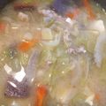 kasumisou⁂'s cooksnap of when they made 我が家のめちゃんこ美味しい豚汁.