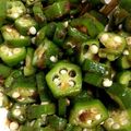 ねじまきどり０１０３'s cooksnap of when they made 給食メニュー　オクラかつお節あえ.