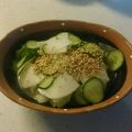 ヨネナナ's cooksnap of when they made ピラピラ大根とキュウリの中華風浅漬け.
