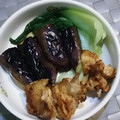 ムターン's cooksnap of when they made ☆鶏肉となすと青菜のさっぱり揚げびたし☆.