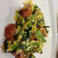 クックZRSD1Z☆'s cooksnap of when they made チーズin♪小松菜とウインナー＊炒り卵.