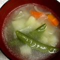 けぃこ。だぃご's cooksnap of when they made 超簡単もやしとブロッコリーのかき玉スープ.