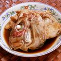 のば☀のば's cooksnap of when they made 簡単に鯛のあら炊き.