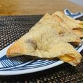 ダイナマイト漆黒's cooksnap of when they made おつまみ♡お揚げポッケねぎ納豆チーズ焼き.