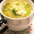 りんごぉぉぉ's cooksnap of when they made ほうれん草のかきたまスープ.