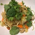 よぴぴぃ's cooksnap of when they made 海鮮パクチー焼きそば.
