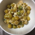 ma●co's cooksnap of when they made えんどう豆のふわふわ卵とじ♡.