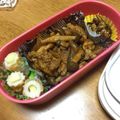 クックO2CZ8N☆'s cooksnap of when they made 簡単お弁当◆豚肉と玉ねぎのケチャップ炒め.