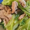 柊さくら's cooksnap of when they made キャベツと豚の塩バター炒め♡.