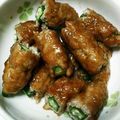 koko66's cooksnap of when they made オクラの豚挽つくね.
