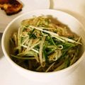 うぅこちゃん's cooksnap of when they made 【簡単おつまみ】もやしと水菜の中華ナムル.