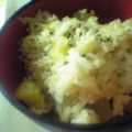 maruru-nn's cooksnap of when they made さつまいもとしらすの炊き込みご飯.