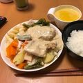 クックQLKF4T☆'s cooksnap of when they made レンジで簡単！ホワイトスチームチキン.