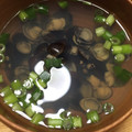 山村翠薇's cooksnap of when they made 土用の丑の日に！しじみのお吸い物.