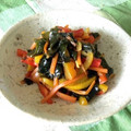 partenope's cooksnap of when they made ピーマンと干しわかめの炒め煮.