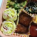 maki_08's cooksnap of when they made お弁当に。キャベツとハムのくるくる巻き.