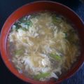 よっよ's cooksnap of when they made 簡単☆とろり熱々たまごスープ.