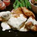 もりはん's cooksnap of when they made 鶏モモステーキ☆塩レモンマヨソースかけ.