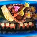 きくさん☆'s cooksnap of when they made ☆簡単♪キャラ弁！！電車のお弁当☆.