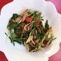 みぎなな's cooksnap of when they made 簡単！ちくわ水菜炒め.