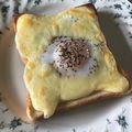 とまともみっくす's cooksnap of when they made トロトロ半熟卵のマヨチーズトースト.
