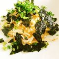 ☆糖質減らしてます☆'s cooksnap of when they made もやしの海苔サラダ♪甘酢にんにくソース.