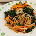 チャンカナママ、's cooksnap of when they made 簡単♪ほうれん草ともやしのナムル♡.