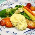 Haru Haru's cooksnap of when they made チキン南蛮みたいな　鮭のムニエル　.
