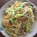 クマ好きクマ子's cooksnap of when they made 簡単！！豚肉ときゃべつのパスタ ゆず胡椒.