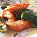 hanachiwa's cooksnap of when they made ささみとピーマンマヨソース炒め.