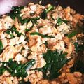 yuminee615's cooksnap of when they made 糖質カット、 ニラ入り肉豆腐の卵とじ.