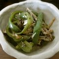 えりな６４９'s cooksnap of when they made ピーマンと食べる煮干しの味ぽん漬け.