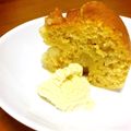 chocomabo's cooksnap of when they made ノンオイル☆豆腐と林檎の炊飯器ケーキ.