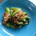 ぴあののりこ's cooksnap of when they made 青梗菜と豚肉のオイスターソース炒め.