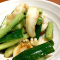 ＊＊天然水＊＊'s cooksnap of when they made いかときゅうりの辛味炒め.