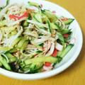 3yury's cooksnap of when they made 3分★ヘルシー【エノキと胡瓜の中華和え】.