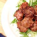 tomo8686's cooksnap of when they made ボリュームUP！豚こまで作る唐揚げ★焼き.
