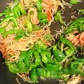 抹茶ちゃちゃ's cooksnap of when they made レンジで♪カニかまじゃこピーマン.