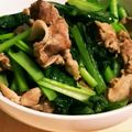 あさここなっつ's cooksnap of when they made チャチャッと豚肉小松菜炒め.