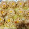 たちつてトンзз★'s cooksnap of when they made 肉なしで節約！フライパンで豆腐焼売.