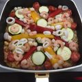 莉紅花's cooksnap of when they made フライパンで簡単美味しい☆パエリア.