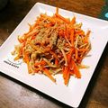 maaao☆'s cooksnap of when they made にんじんとえのきの5分でポン酢炒め.