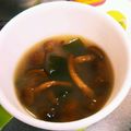 choco831's cooksnap of when they made なめことわかめのお味噌汁.