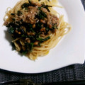 yarhag's cooksnap of when they made 激ウマ！とろねば☆納豆と蕨のスパゲティ.