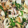 ゆぅまぁﾏﾏ's cooksnap of when they made 台湾客家料理★するめイカ豚の甘辛炒め.