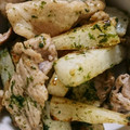 ♡ЁМi♡'s cooksnap of when they made 豚肉と長芋de青のり炒め.