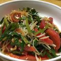 クックYECBVJ☆'s cooksnap of when they made トマトとニラのナムル風サラダ.
